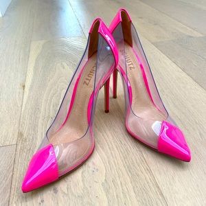 Schutz Cendi Vinyl & Leather Pump
